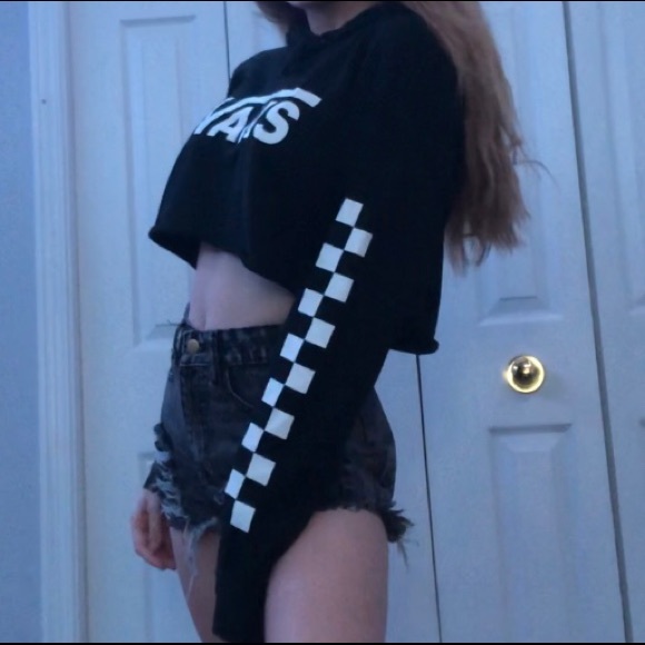 cropped vans hoodie - Picture 2 of 3